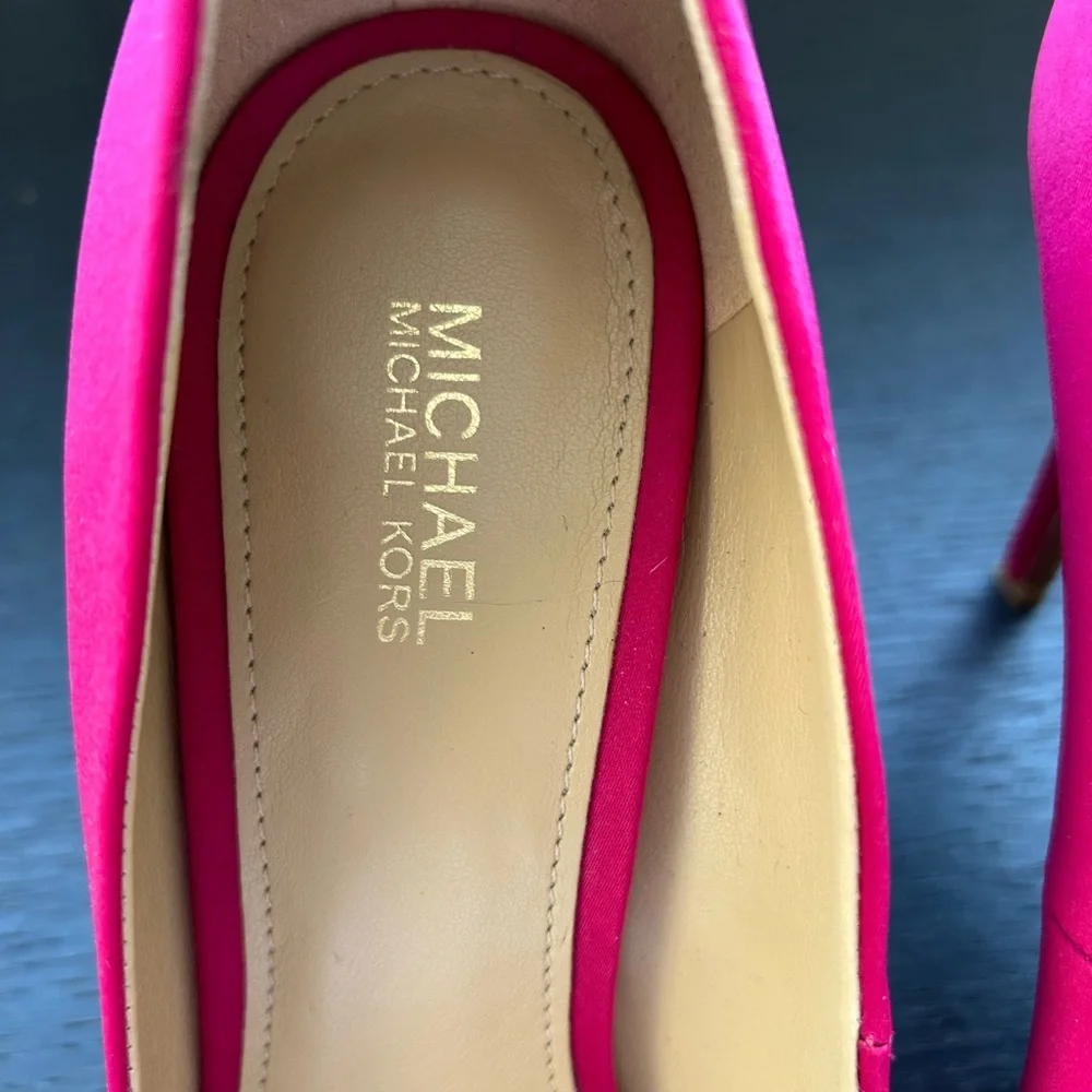 Michael Kors Hot Pink Stiletto Pumps size 7 - Picture 8 of 10